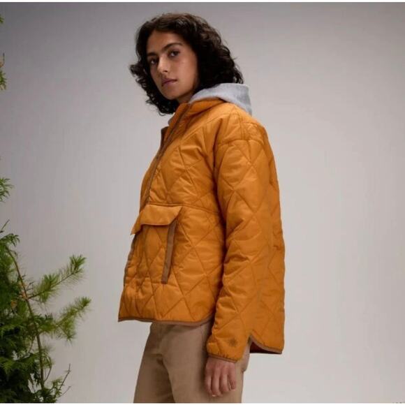 NWT Alpine design water repellent SIZE Large quilted anorak mountain lake - Picture 3 of 5